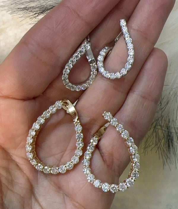 The Sabine Diamond Earrings