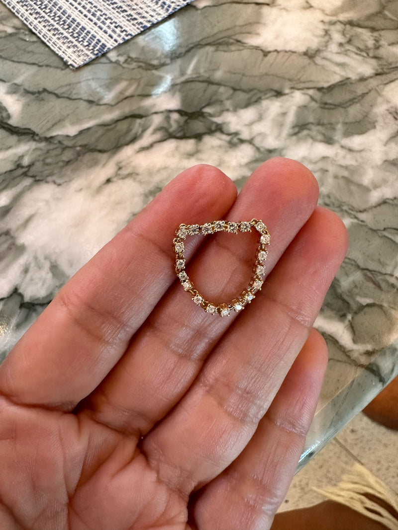 The Monica Diamond Chain Earrings