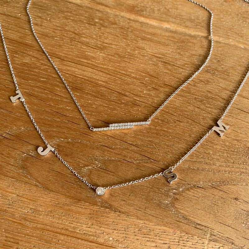 Traditional Initial Necklace