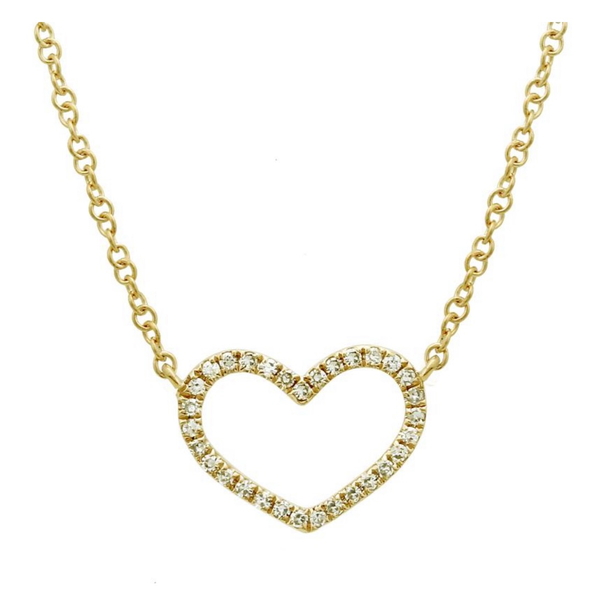 The Jill Diamond Heart Necklace
