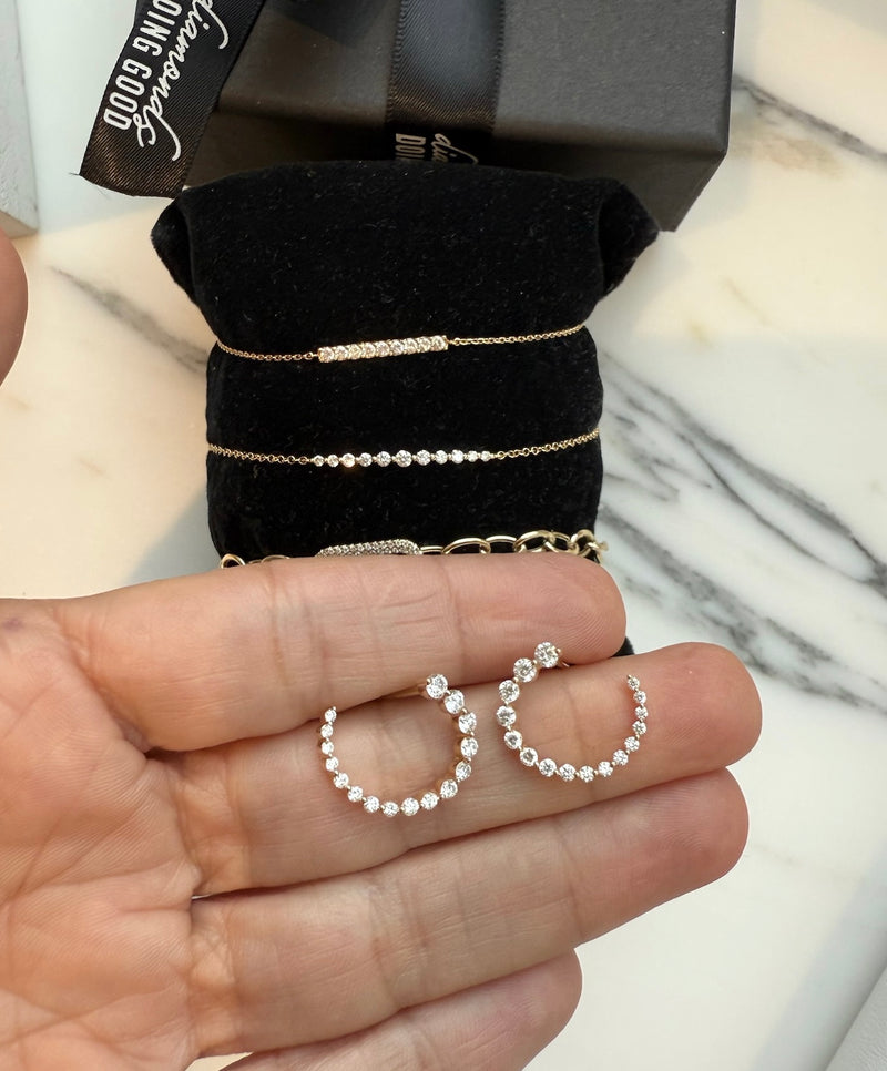 Cecilia Lab Diamond Earrings