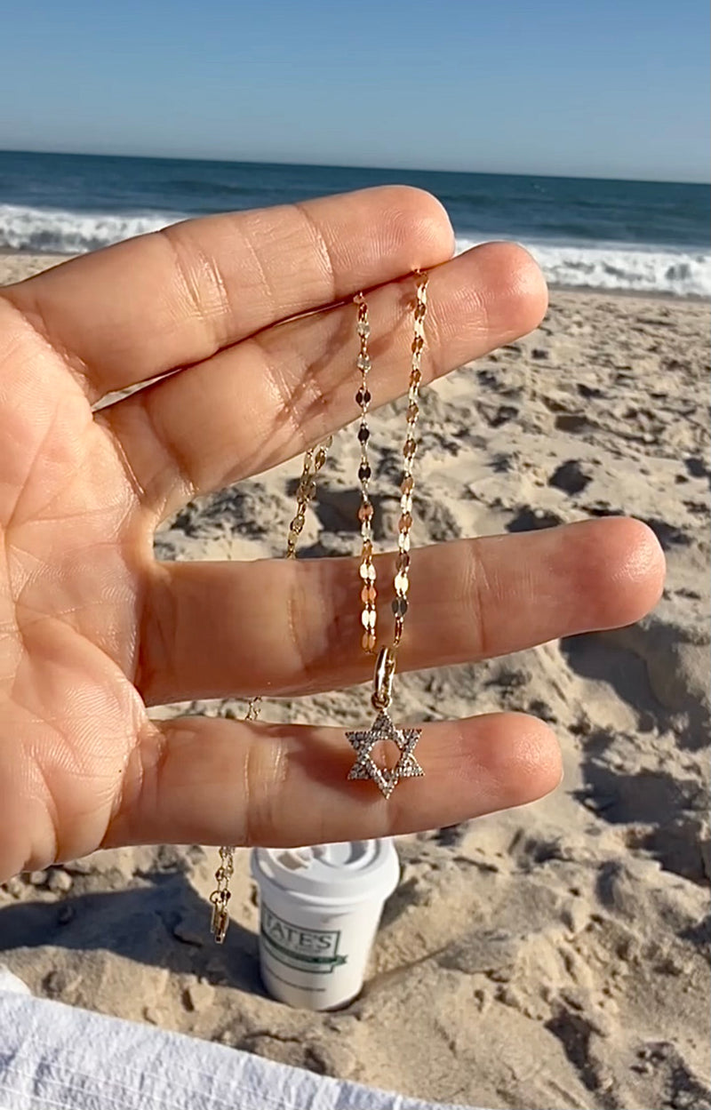 The Hannah Star of David Charm
