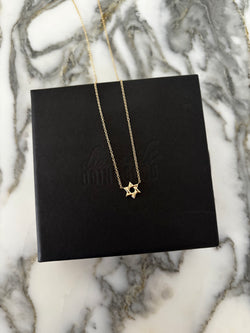 The Mini Goldie Jewish Star Necklace