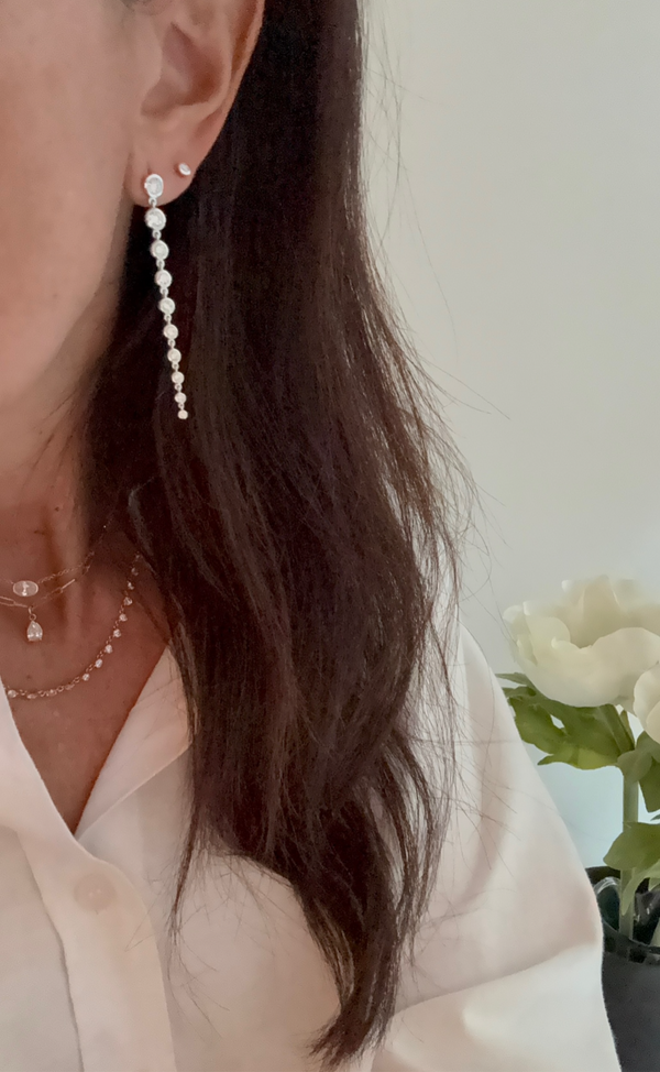 The Scarlett Lab Diamond Dangle Earrings