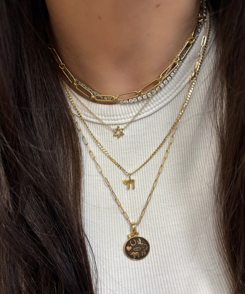 The Mini Goldie Jewish Star Necklace