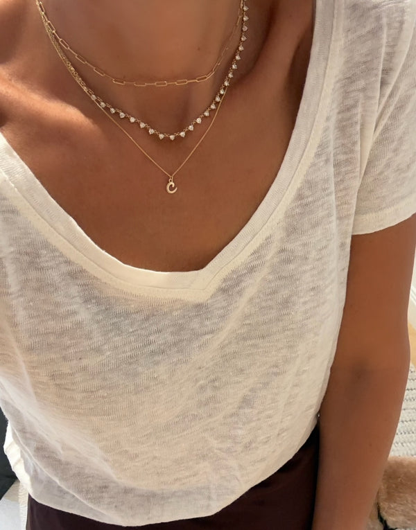 The Scout Initial Charm Necklace