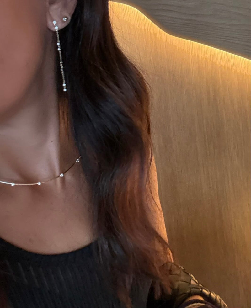 The Selena Diamond Station Necklace
