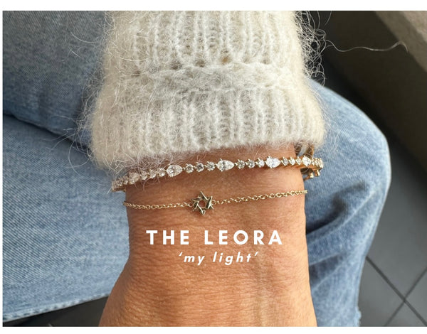 The Leora Jewish Star Bracelet