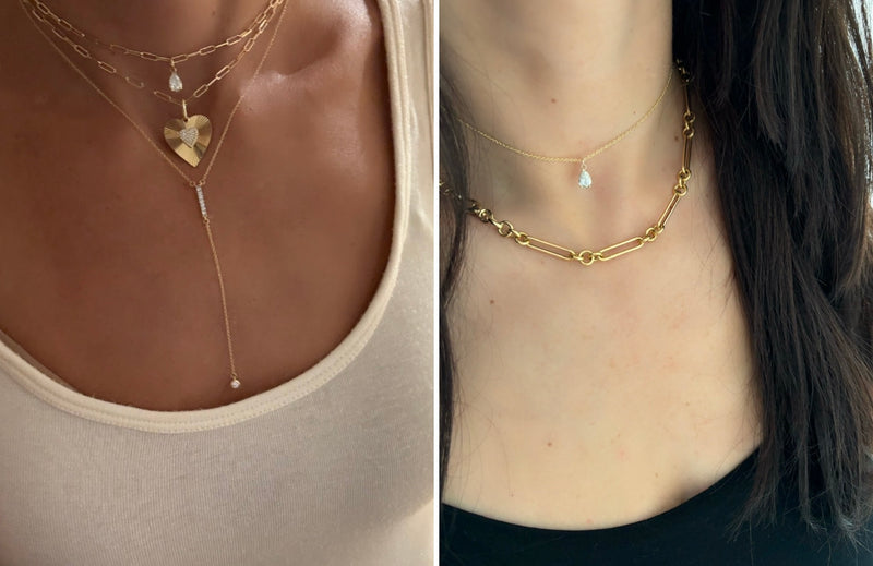 Lab Diamond Solitaire Charms