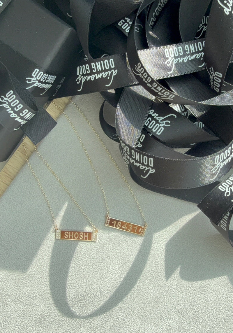 The Max Double Diamond Edge Nameplate