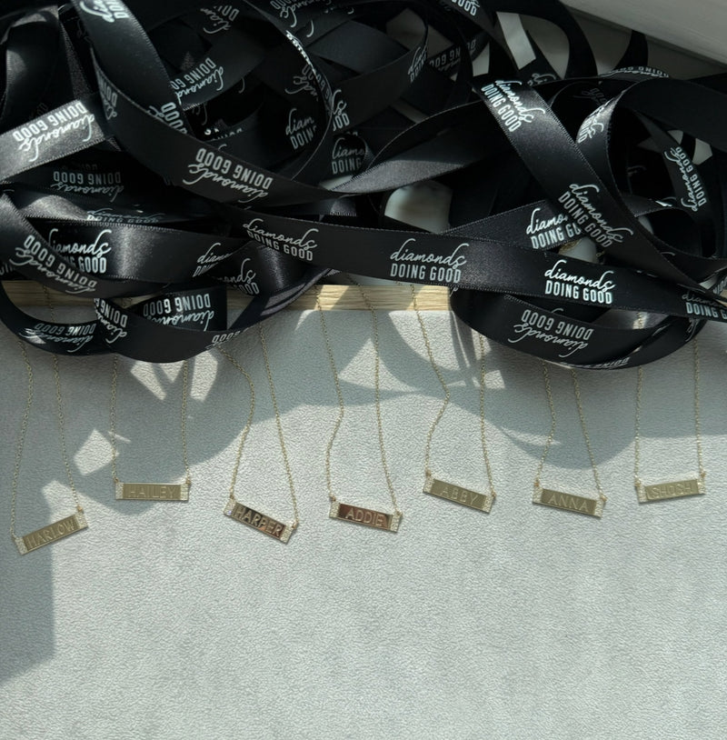 The Max Double Diamond Edge Nameplate