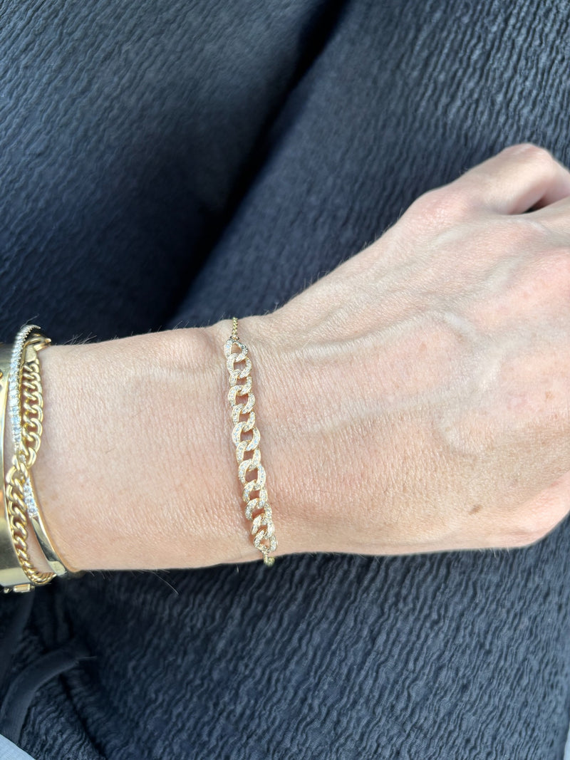 Diamond Cuban Chain Bracelet
