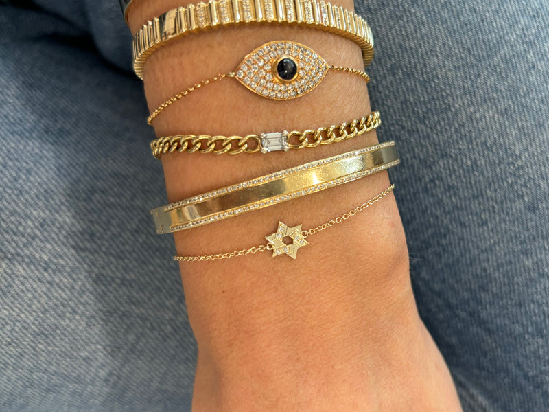The Jamie & Gold Jewish Star Bracelet
