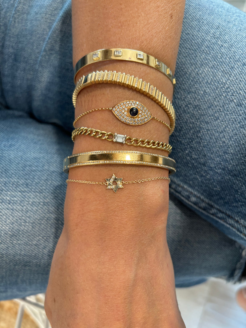 The Jamie & Gold Jewish Star Bracelet