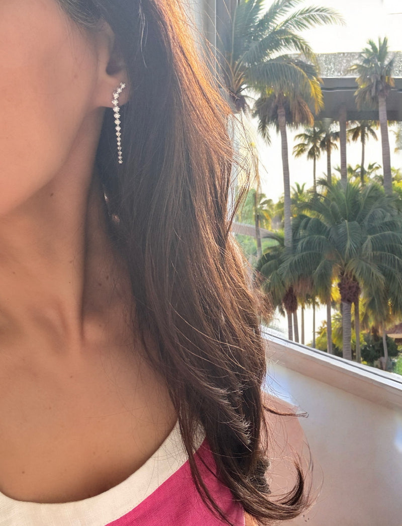 Ayla Diamond Drop Earrings