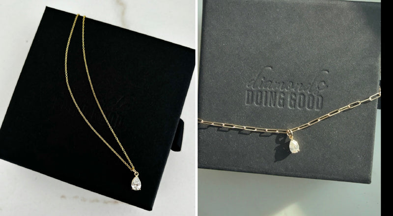 Lab Diamond Solitaire Charms