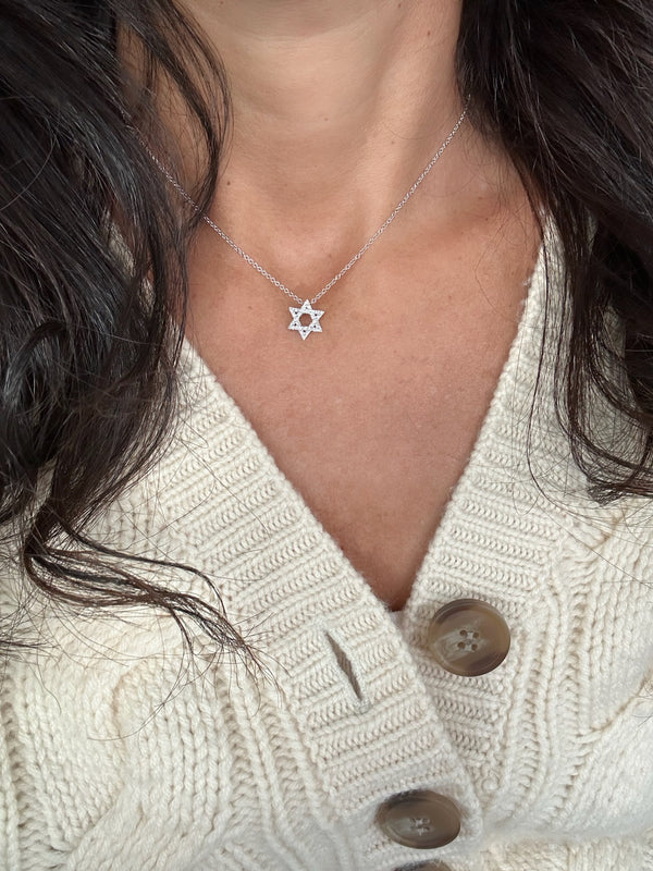 The Willow Star of David Pendant