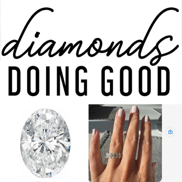 DEPOSIT Custom Oval Eternity Diamond Band