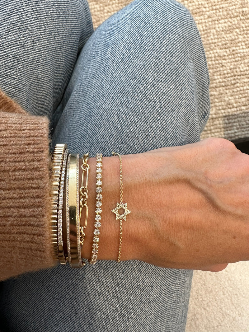 The Tova Jewish Star Bracelet