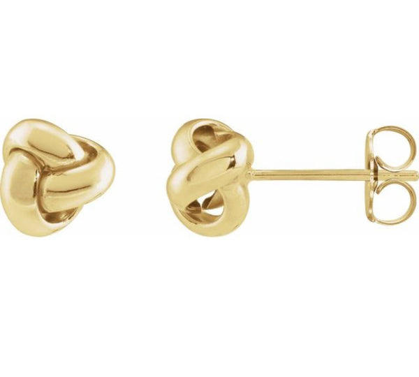 Gold Knot Studs