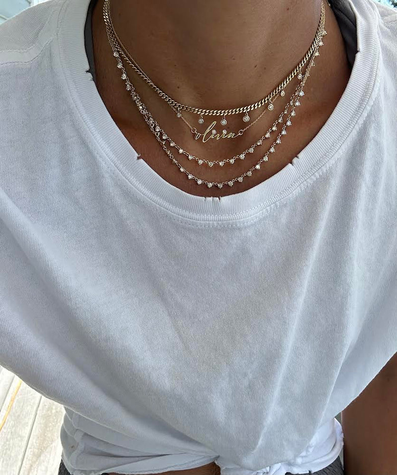 The Olivia Jules Script Name Necklace