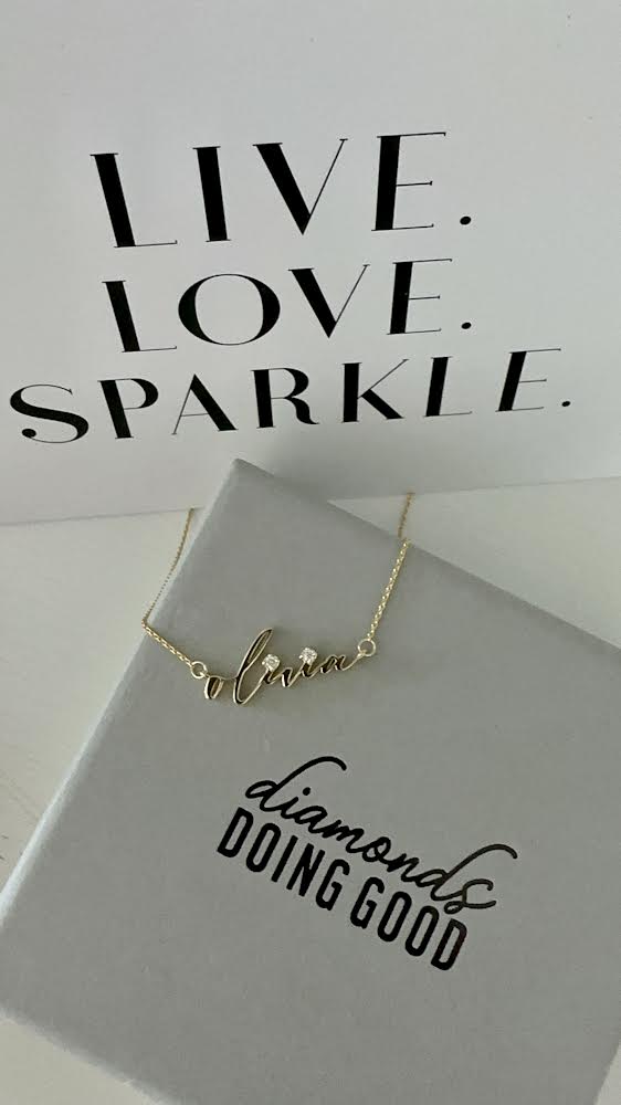 The Olivia Jules Script Name Necklace