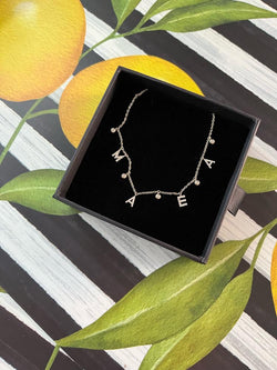 The Marni Initial Dangle Necklace