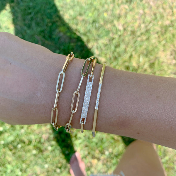 Chunky Gold Link Bracelet Chain