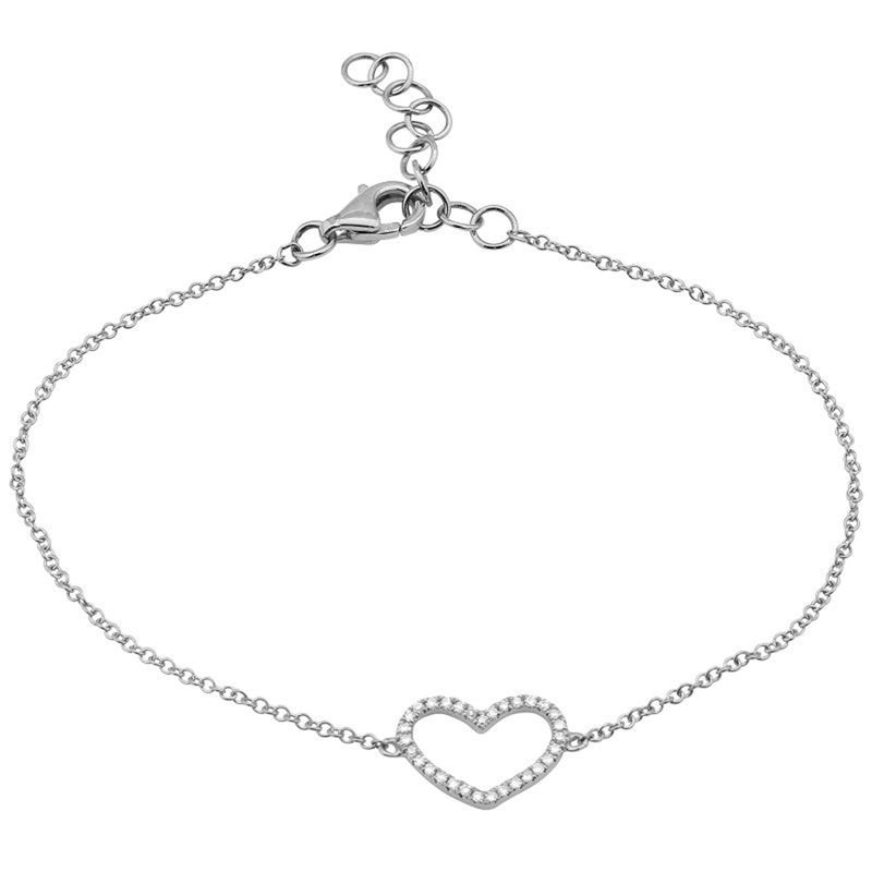 The Jill Diamond Heart Bracelet
