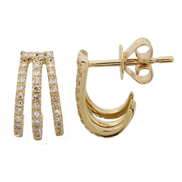 Diamond Cage Earrings