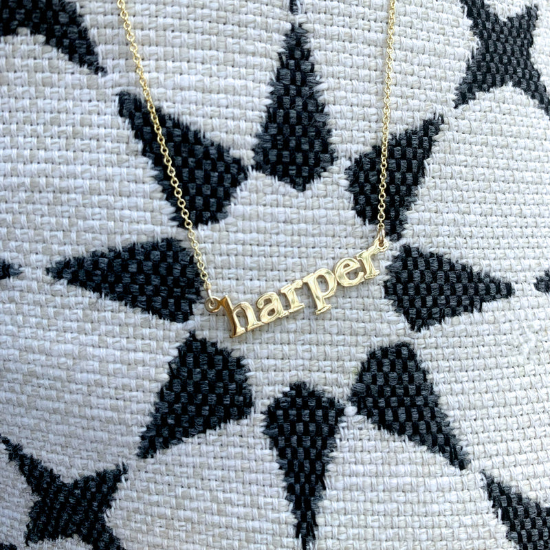 The Harper Classic Name Necklace
