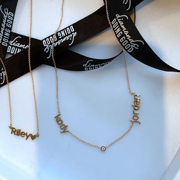 The Maicey Nameplate with Heart