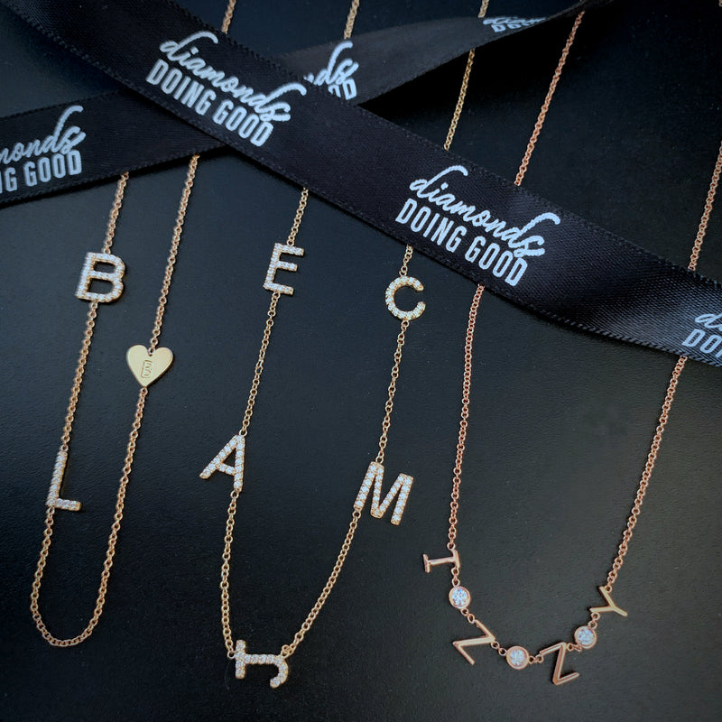 Diamond Spacer Necklace
