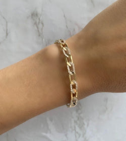Diamond Link Bangle
