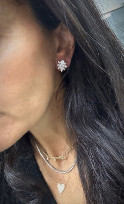 WAITLIST: The Brooke Diamond Cluster Earrings