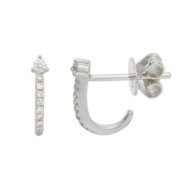 Waitlist: The Montauk Single Line Diamond Lobe Earring