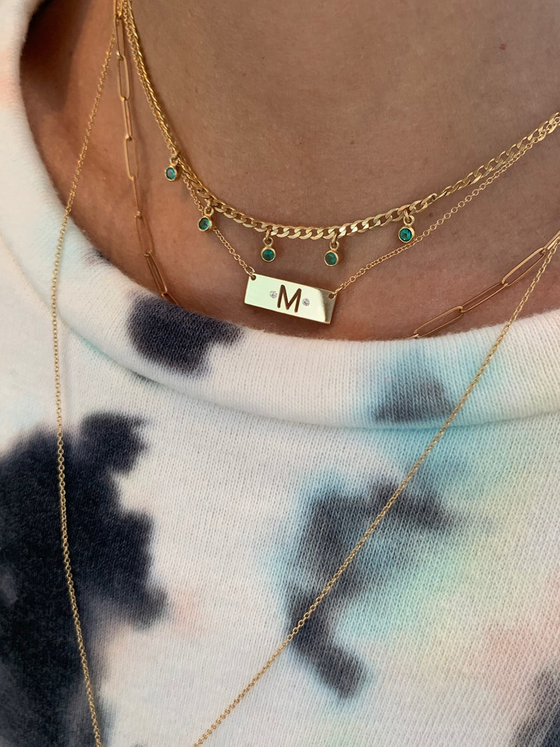 The Marielle Nameplate Necklace
