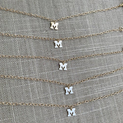 Initial Charm Chain Bracelet