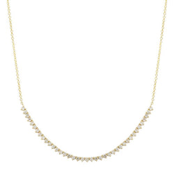 Diamond Tennis Necklace Section