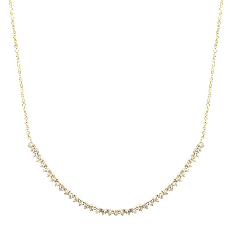 Diamond Tennis Necklace Section