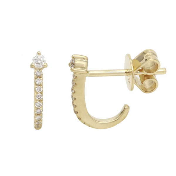 Waitlist: The Montauk Single Line Diamond Lobe Earring