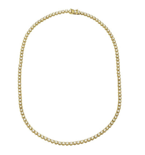 3ct Cupcake Set Diamond Tennis Necklace