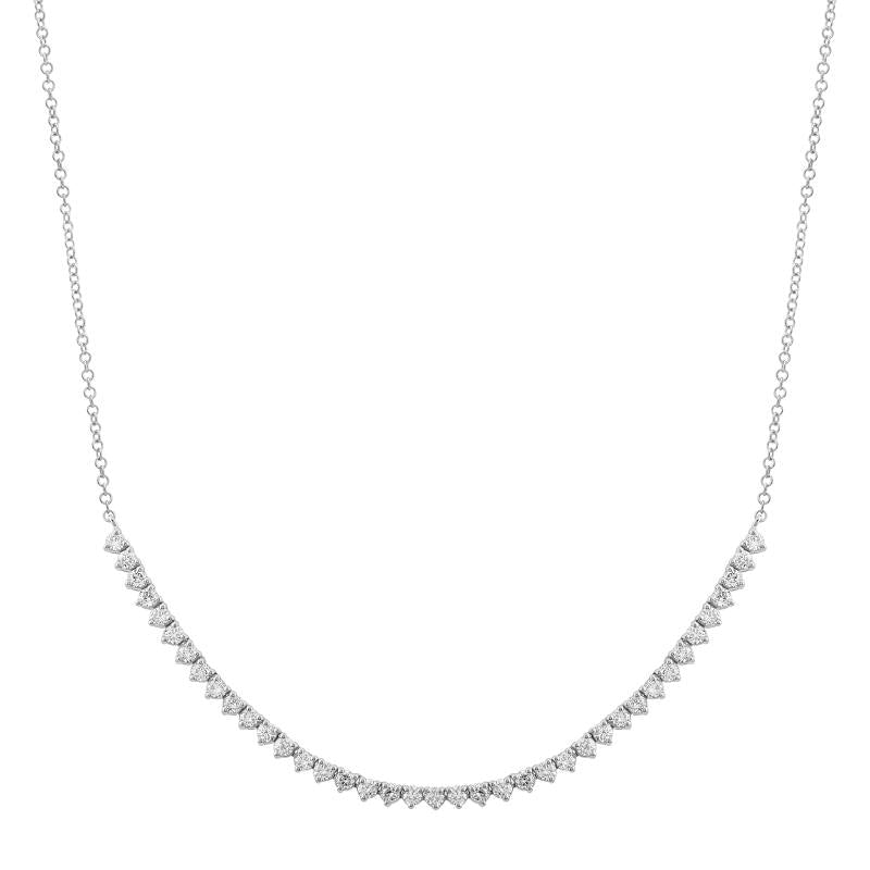 Diamond Tennis Necklace Section