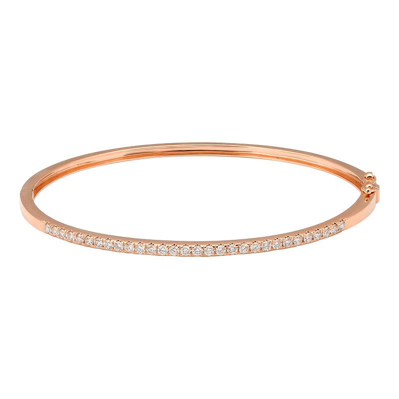 Custom Link: Yellow Gold Dara Diamond Bangle