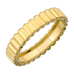 Gold Fluted Ring