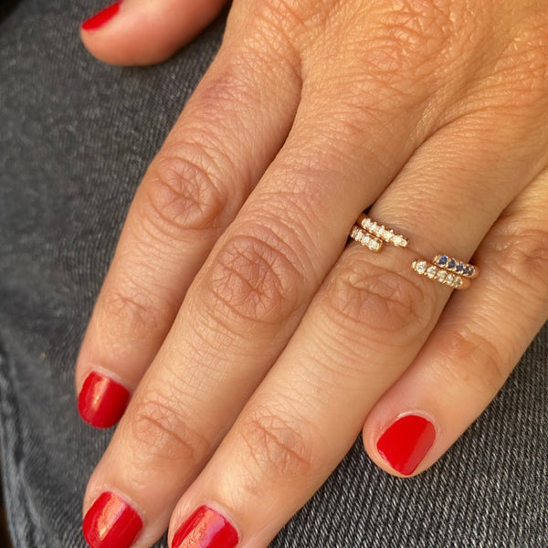The Half & Half Claw Ring
