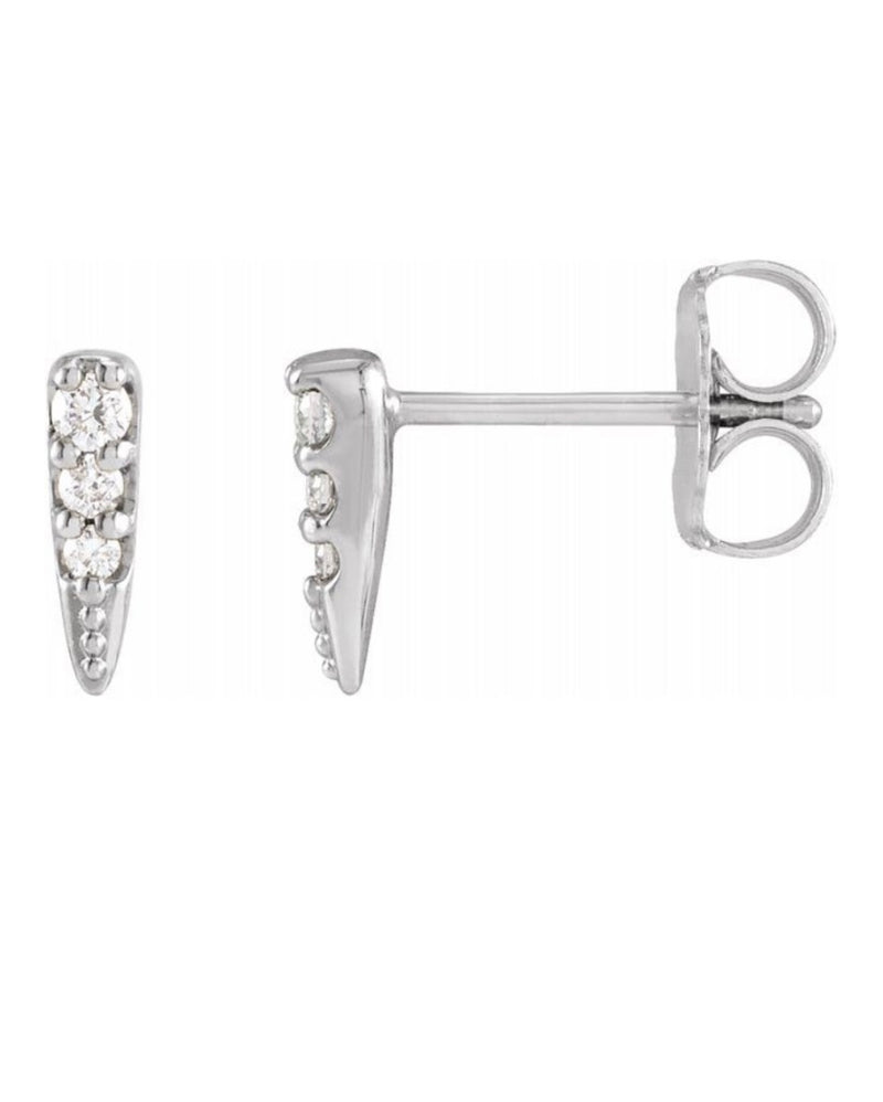 Dagger Diamond Earrings