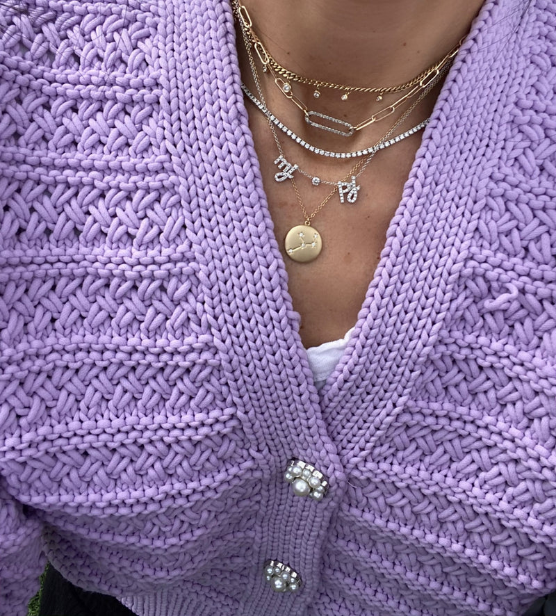 Zodiac Disc Necklace