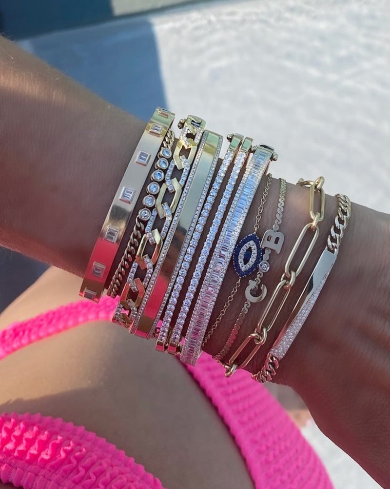 Diamond Link Bangle
