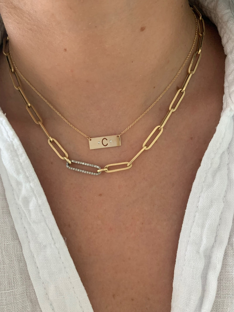 The Marielle Nameplate Necklace